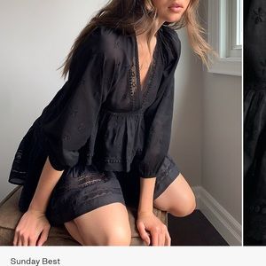 Aritzia Sunday Best Duet Blouse